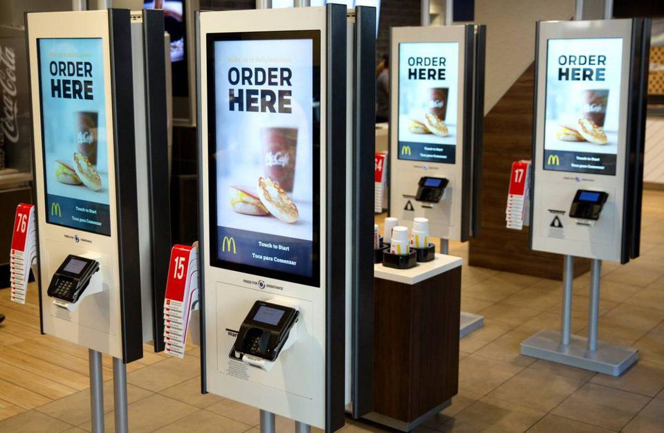 Fast food chains digital transformation menus